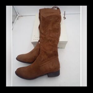 NWT Women's Sidney Over the Knee Boots A New Day Cognac size 7.5